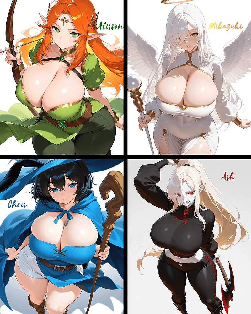 Summoned to Another World as a Group of Hot Female Friends!